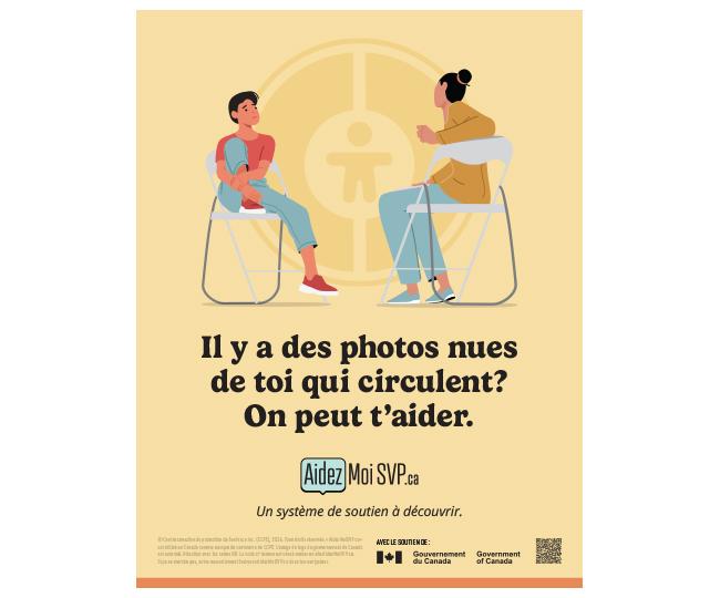 Affiche – AidezMoiSVP.ca « On peut t’aider »