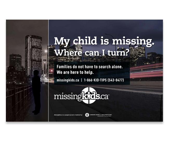 MissingKids.ca Poster – My Child Is Missing