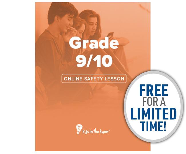 Grade 9/10 Online Safety Digital Lesson